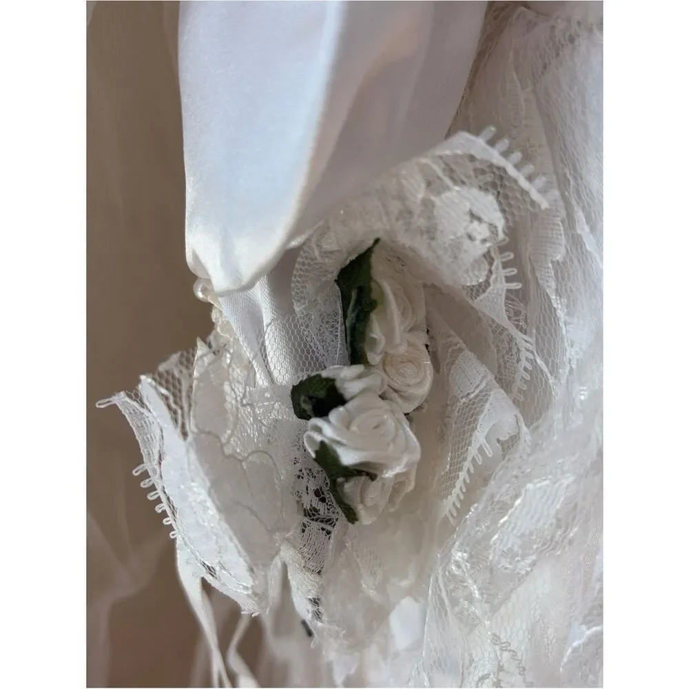 Classic White Bridal Doll with Lace Veil - Kids Toys Dolls & Accessories